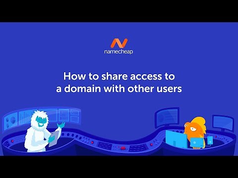 How to share access to a domain with other users
