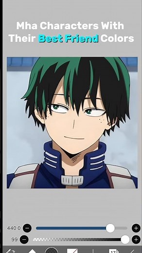 Mha Characters With Their Best Friend Colors 🔥✨ #mha #art