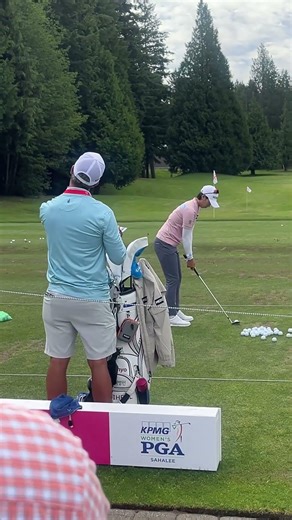 차분하게 준비하는 안나린｜2024 KPMG WOMEN'S PGA 연습 현장