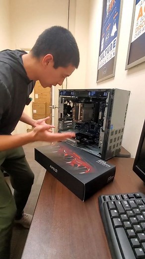 mryeester on Instagram: "How easy is it to turn a workstation into a gaming PC? Let's find out with components from @microcenter 's Fall Savings Event which is live right now 😎 #pc #pctips #pcbuilding #mryeester"