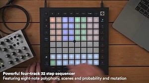 Novation Launchpad Pro [MK3] 64-Grid-MIDI-Controller und Sequenzer für Ableton Live, Logic Pro und Hardware – mit 64 anschlagsempfindlichen RGB-Pads, dynamischem Notenspiel, Akkord- und Skalen-Modi