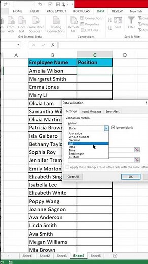 📌 Data Validation in Excel | Excel Tricks and Tips 🔥🔥