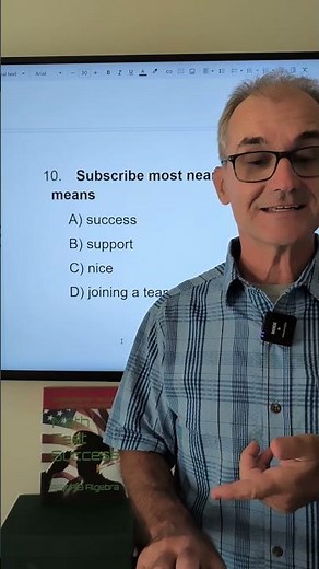 ASVAB Word Knowledge, Subscribe #asvab