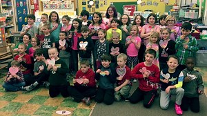 Adams Elementary School is celebrating Random Acts of Kindness week. In this video, we have Ms. London's Kindergarten class working with their buddy classroom, Ms. Boersma's 3rd grade class. The older students helped the the younger children with their "Kindness Hearts" project. Outstanding! #WIedu | School District of Janesville, WI