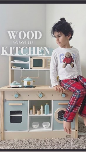 Burcu Dundar on Instagram: "The Robud Wooden Toys offer a fun and engaging way to learn through play! 🌟 These high-quality, creatively designed toys promote cognitive development and imagination. Perfect for kids of all ages! 🎨💡 Amazon Link : Bio👆 With a 15% discount for my followers, use code KL15 at robud.com to grab yours! 🚀 #Robotime #robud_offical #KidsKitchen #EducationalPlay”"