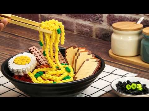 Ultimate LEGO Ramen Cooking Challenge! Stop Motion Cooking ASMR