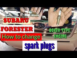 How to Change spark plugs SUBARU FORESTER Boxer type engine, paano palitan ang spark plug?