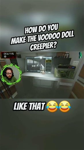 But why was the voodoo doll twitching though?? 😂😂 Phasmophobia is a trip lmao#phasmophobia #shorts