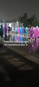 todos los outfits del concierto de Zoé ⚡ #virals #Zoe #conciertos #Lluvias #outfits | Somos Iztacalco