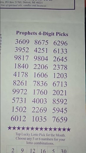 Lottery Bible in under 60 seconds ❤️ February Lottery Predictions 2025