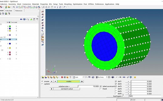 OptiStruct过盈配合及输出插拔力曲线教程