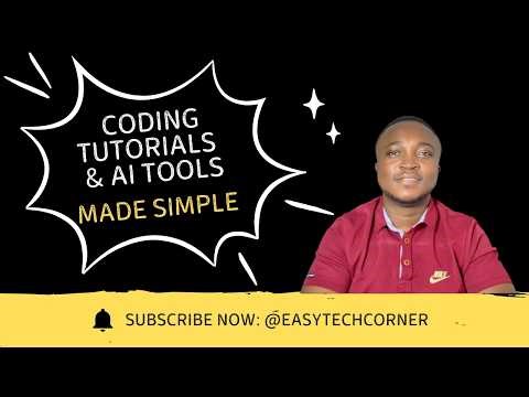 Welcome to EasyTechCorner! Coding Tutorials & AI Tools Explained Simply