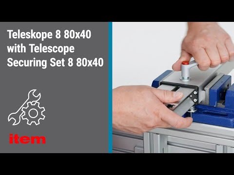 How to install the Telescope 8 80x40 with the Telescope Securing Set. All steps clearly explained.