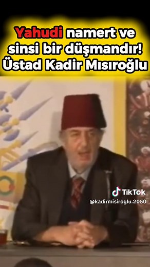 ........ namert ve sinsi bir düşmandır! Üstad Kadir Mısıroğlu #kadirmısıroğlu #üstadkadirmısıroğlu #üstadkadirmısıroğlukonferansı