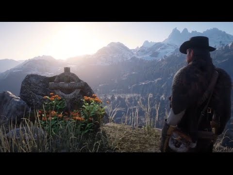 RDR2 My friend gets 100% trophy cutscene.