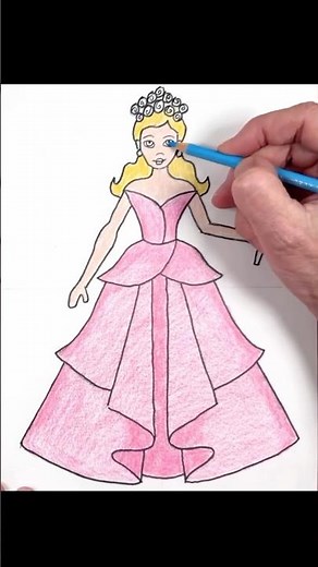 How to Draw Glinda from Wicked