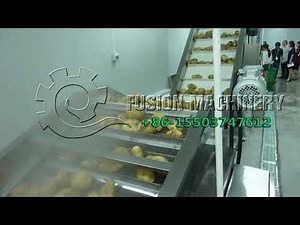 potato blanching machine Steam Blanching Fresh Vegetables