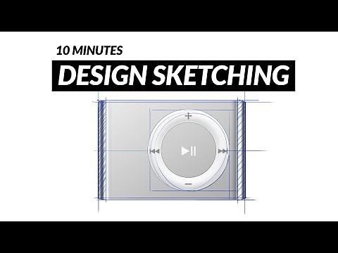 Product Design Sketch: 10 Minutes Drawing Apple iPod Tutorial In Photoshop