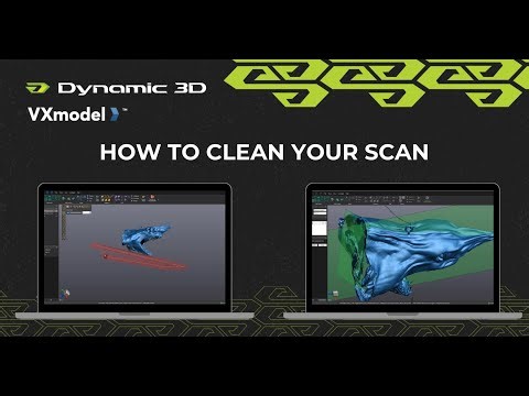How to Clean your 3D Scan Data with VXmodel