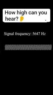 How high can you heard?👂#hz #signal #frequency #mystery #facts