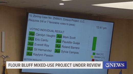 Flour Bluff Mixed-Use Development Clears First Vote Despite Traffic, Drainage Concerns