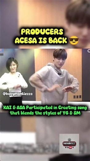 Producers ASA is back with KAI EXO 😎 #BABYMONSTER #베이비몬스터 #baemon #monstiez #kpop #shorts #exo #kai
