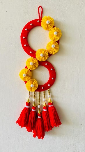 Craft Campus | Wall Hanging Craft Using Woolen Thread #craftcampus #diy #walldecor | Instagram