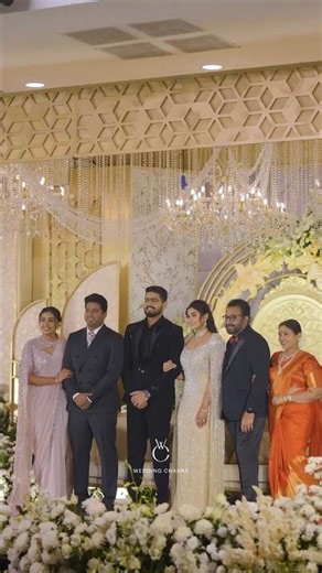 Chandini Ponvannan & Dawn’s Wedding Reception Highlights | ponvannan | saranyaponvannan