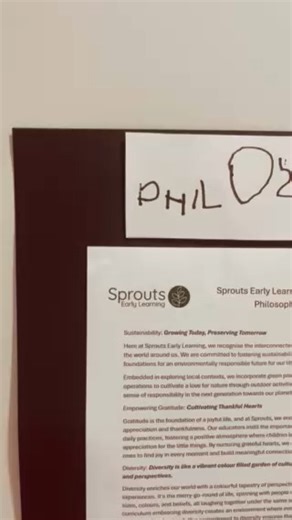 SPROUTS EARLY LEARNING PHILOSOPHY Here at Sprouts Early Learning Centre Forrestfield our Philosophy and Quality Improvment plan guides our everyday practice and is what makes Sprouts special. Sustainability: Growing Today, Preserving Tomorrow Here at Sprouts Early Learning, we recognise the interconnectedness of our actions and the world around us. We are committed to fostering sustainability by laying the foundations for an environmentally responsible future for our littlest citizens of now. Em