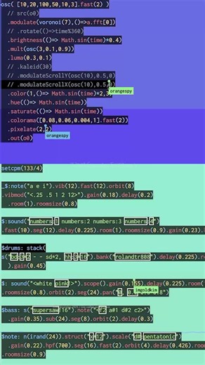 Coding music ! #codingmusic #livecoding #strudel