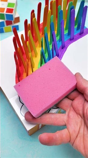 🌈 Creative Rainbow Drawing Challenge for Kids! 🎨 #shorts