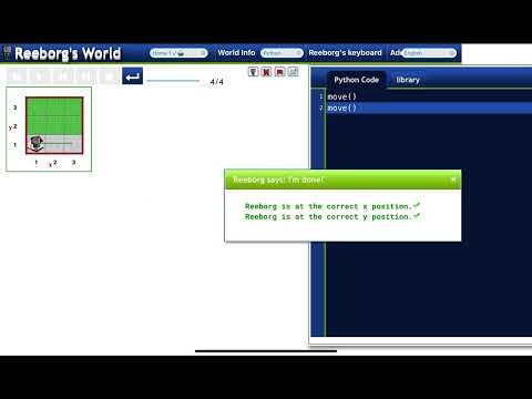 Reeborg Coding Challenge Home 1_2 | Beginner Friendly