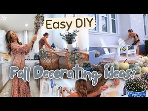 2025 DIY FALL DECORATING! 🎃 New Porch Decor, Cozy Fall DIY Ideas, and more!