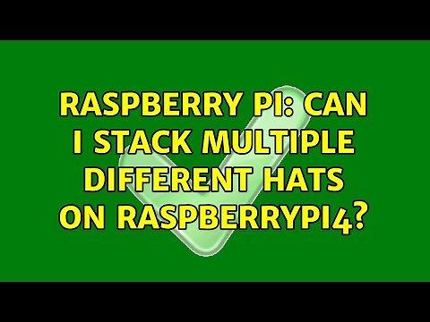 Raspberry Pi: Can I stack multiple different HATs on RaspberryPi4?