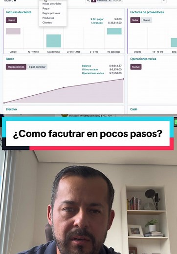 Un sistema de facturación excesivamente fácil. #odoo #erp #facturas #pymes