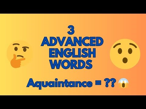 3 Advanced English Words in 3 Minutes! (Aromatic = ??)
