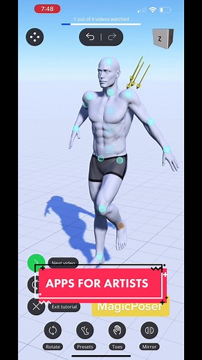 Apps were all downloaded for free btw! #appsforartist #drawingtutorial #artreference #forartists #digitalart #posereference #artresources #nogatekeeping