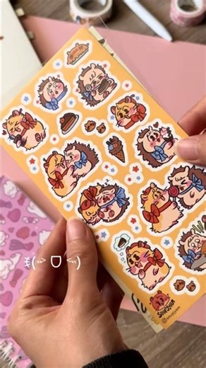 Stationary sticker haul 🌺 #shorts #stationery #stationary #journaling