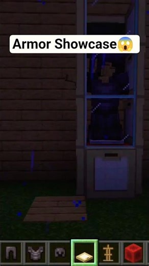 minecraft armor showcase 😱 #shorts