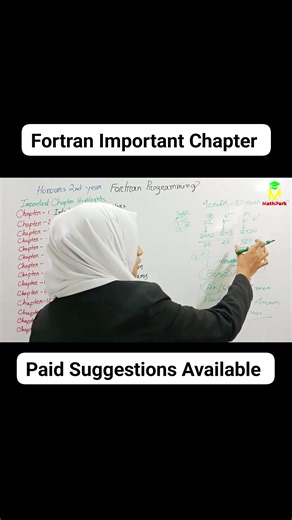 Fortran Programming Important Chapter Highlights Target A+ || Chapter Suggestions ‪@Mathparkofficial‬ #fortran #programming #suggestion #honours2ndyear #nationaluniversity #জাতীয়বিশ্ববিদ্যালয় #mathpark #newvideo #funnyreels #viralreelschallenge Part 5 | 헠헮혁헵헣헮헿헸- ম্যাথপার্ক | Facebook