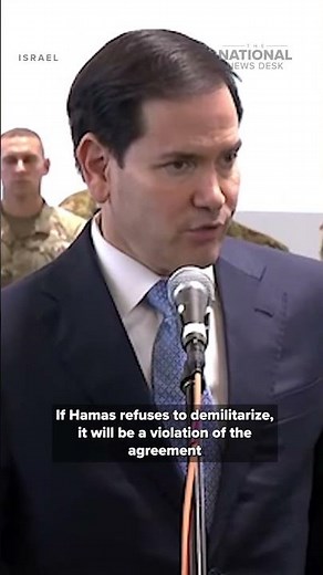 Rubio adamant there is 'no plan B' for Israel, Gaza