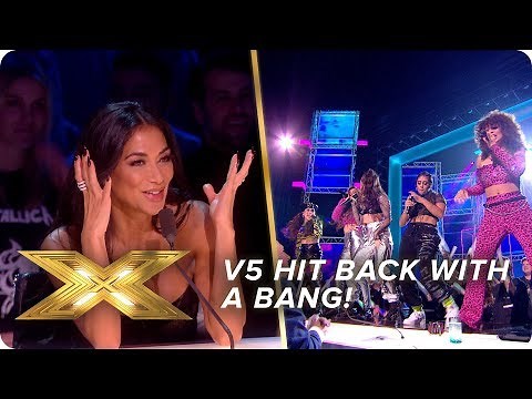 V5 hit back with a BANG | Live Show 4 | X Factor: Celebrity