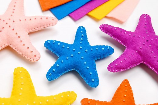 Felt Starfish Pattern | How to Make a Felt Starfish
