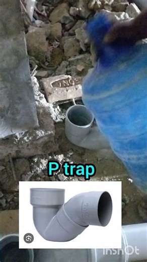 How Do P trap work||water seal #engineering #plumbing #construction