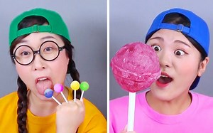 防弹少年团BT21甜点，多纳和妹妹开启吃播啦！