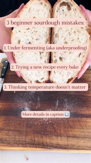 If you’ve made these mistakes, you’re not alone, I’ve been there too! But they can slow your progress more than you think. 1. Underfermenting (aka underproofing) – Most bakers worry about overfermenting, but early on, underfermenting is far more common. Don’t be afraid to push the boundaries. At worst, it’s a learning experience. 2. Recipe hopping – Stick with one recipe and really learn it. Make small tweaks each time if it’s not working so that you know what’s making the difference. The proble