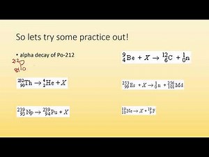 14.3 Transmutation equations