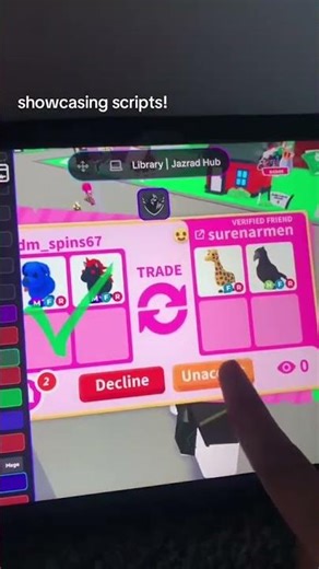 ADOPT ME SCR1PT PETS [ SAFE TO USE ] ✅🦄 #adoptmeroblox #robloxadoptme #adoptmetrades #adoptmetrading