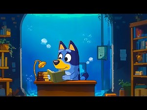 Study with Bluey 📚 Lofi Chill & Focus Music for Work and Study