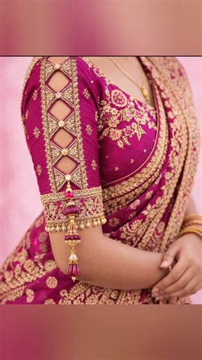 👉blouse design sleeves pattern #fashion #trending #blouse #bridal #latest #shortvideo #g&r_creation⭐